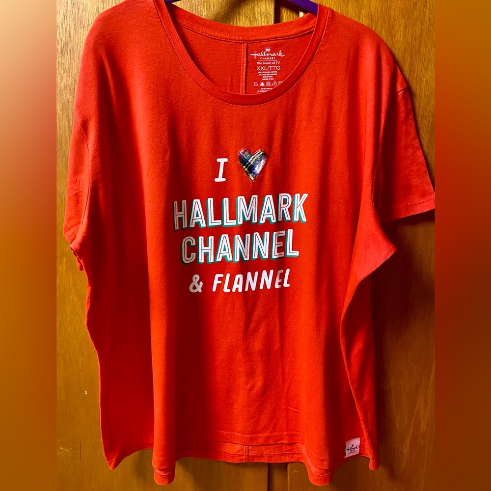 “Hallmark Channel & Flannel” Women’s Relaxed Fit Graphic Tee